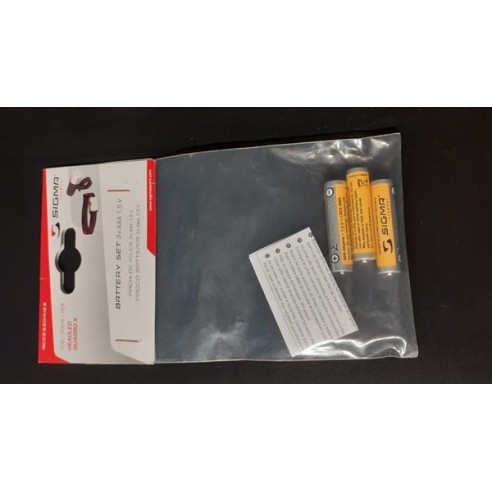 Battery set 3XAAA 1.5v for Headled Quadro X