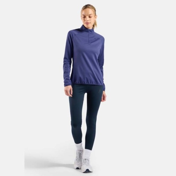 PULLOVER DONA ODLO ZEROWEIGHT WARM HALF-ZIP RUNNING MID LAYER 2.0