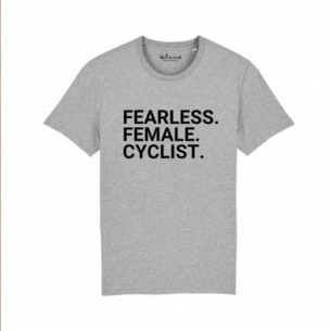 T-shirt Veloine Fearless Female Cyclist