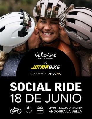 VELOINE X JORMABIKE SOCIAL RIDE supported by Andona